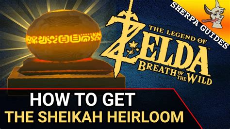 sheikah heirloom botw|how to get the stolen heirloom quest.